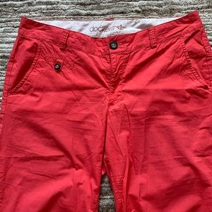 Coral Capri pants